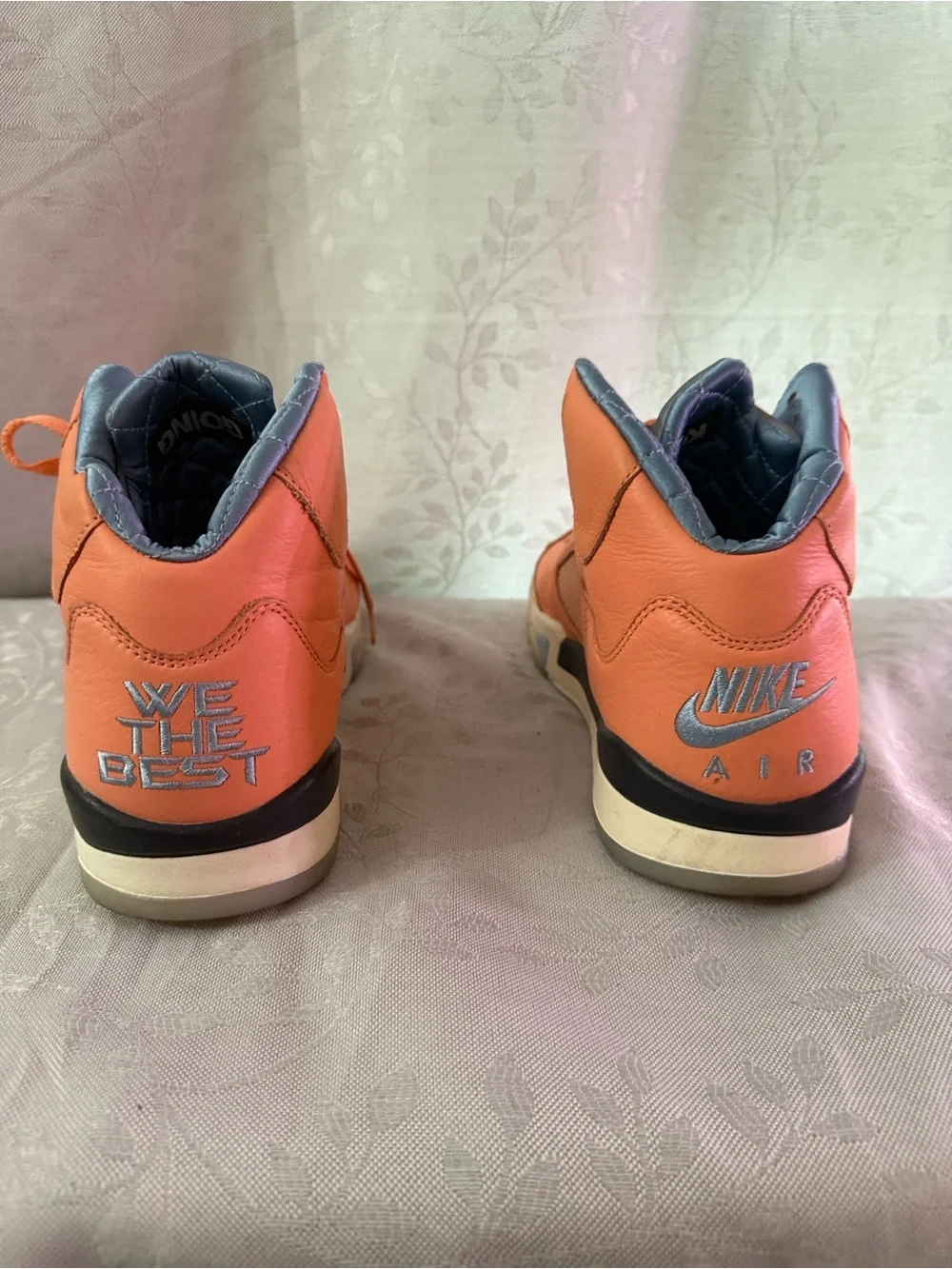 Jordan 5 Retro X DJ Khaled We The Best Crimson Bliss Mid-Top Sneakers